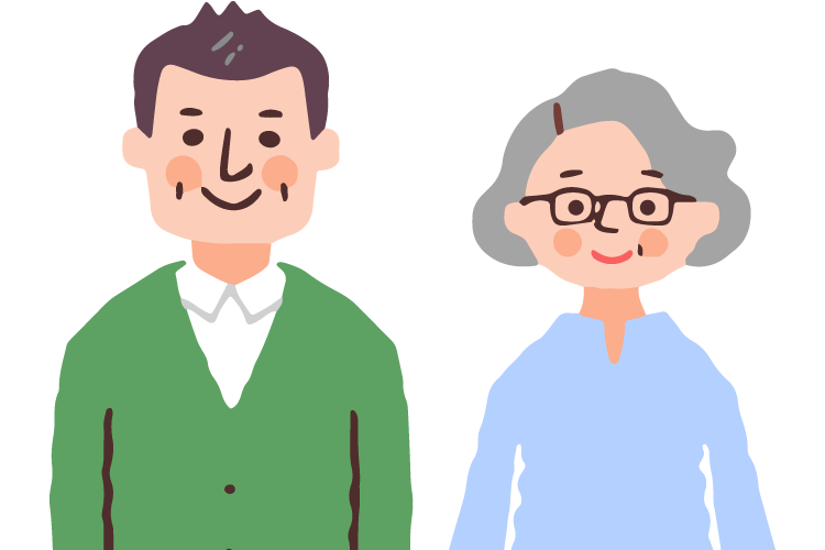夫婦のイラスト